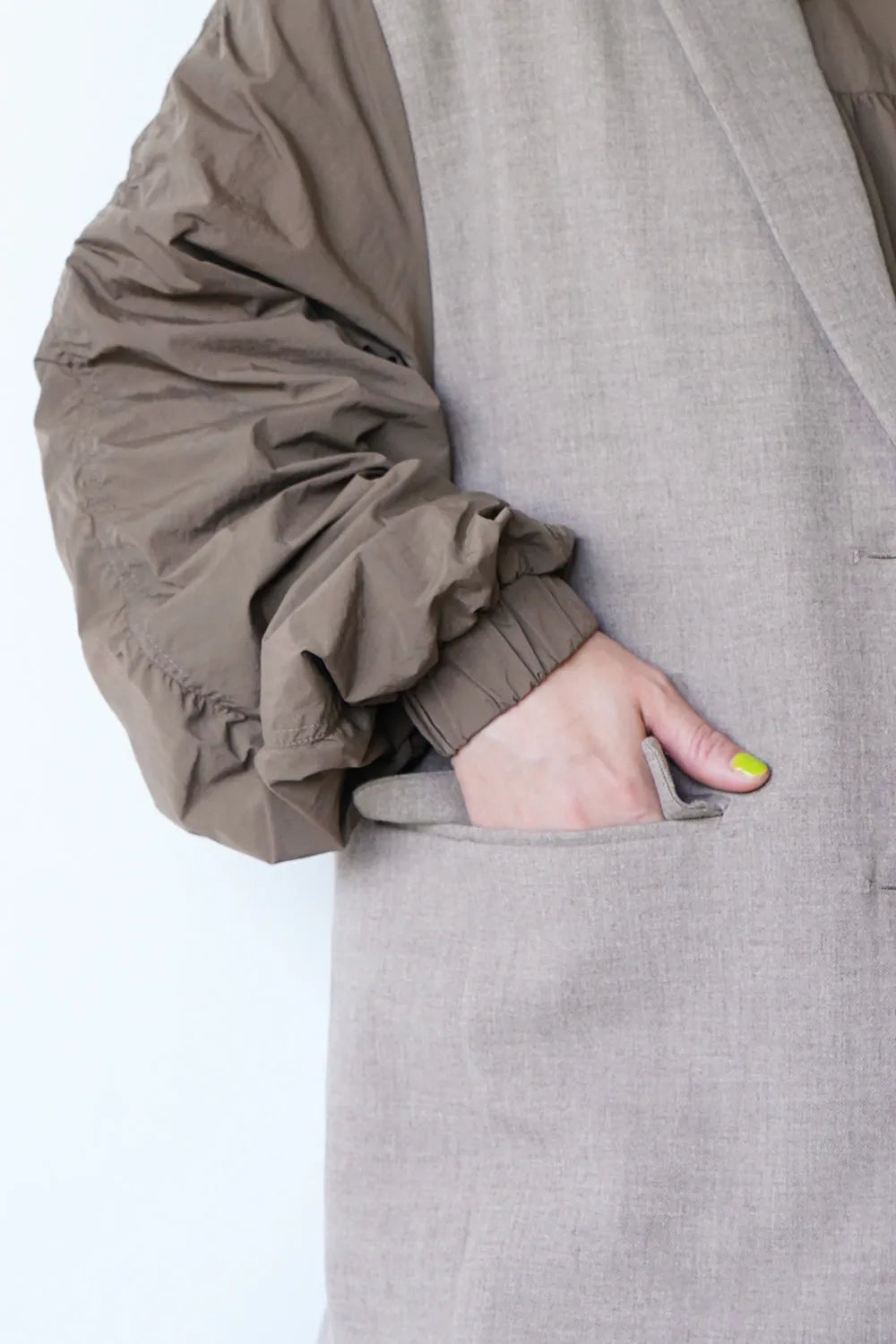 【CHIGNON】袖MA-1ドッキングジャケット