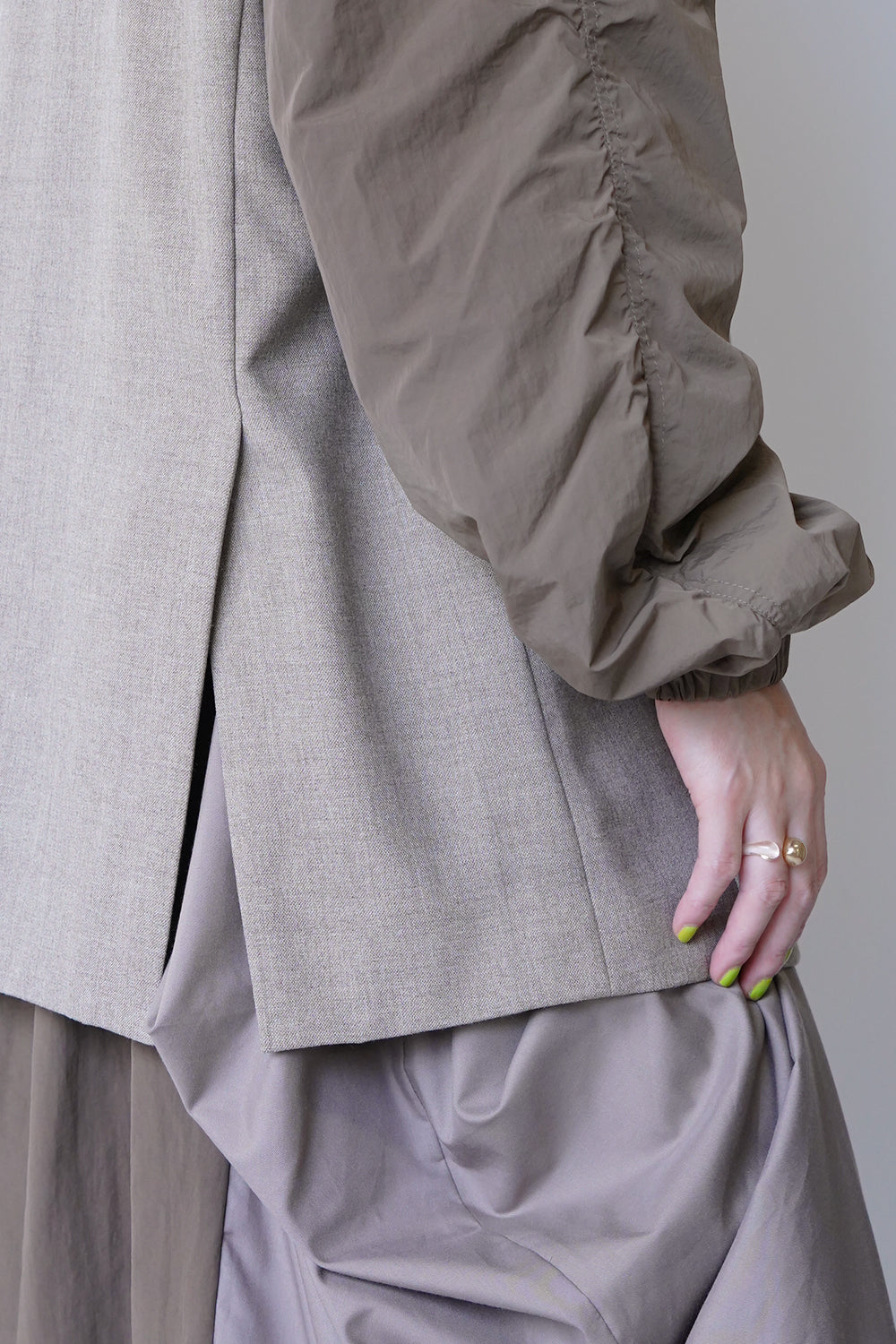 CHIGNON】袖MA-1ドッキングジャケット – LILA & CITTA ONLINE SHOP