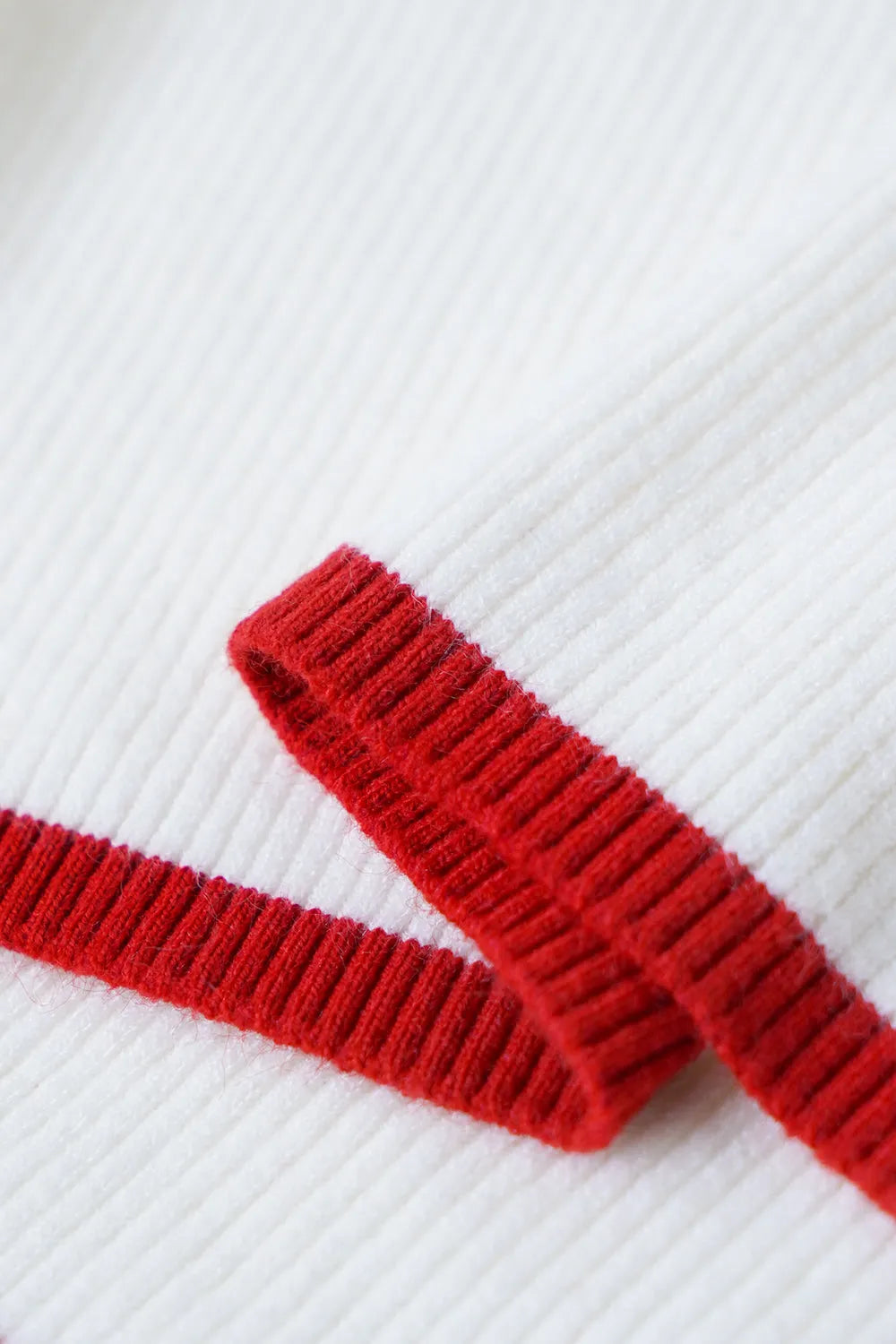 【MICALLE MICALLE】配色ラインニットソー