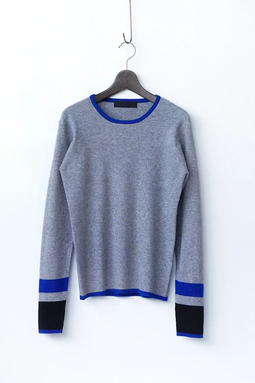 【MICALLE MICALLE】配色ラインニットソー