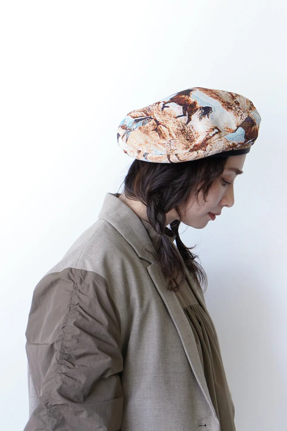 Gobelin Animal Beret(馬柄)