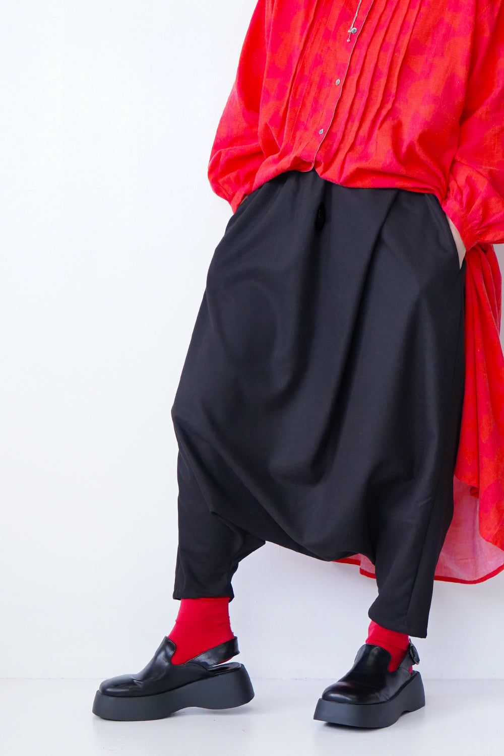 LILA n' citta】ビッグタックサルエルパンツ – LILA & CITTA ONLINE SHOP