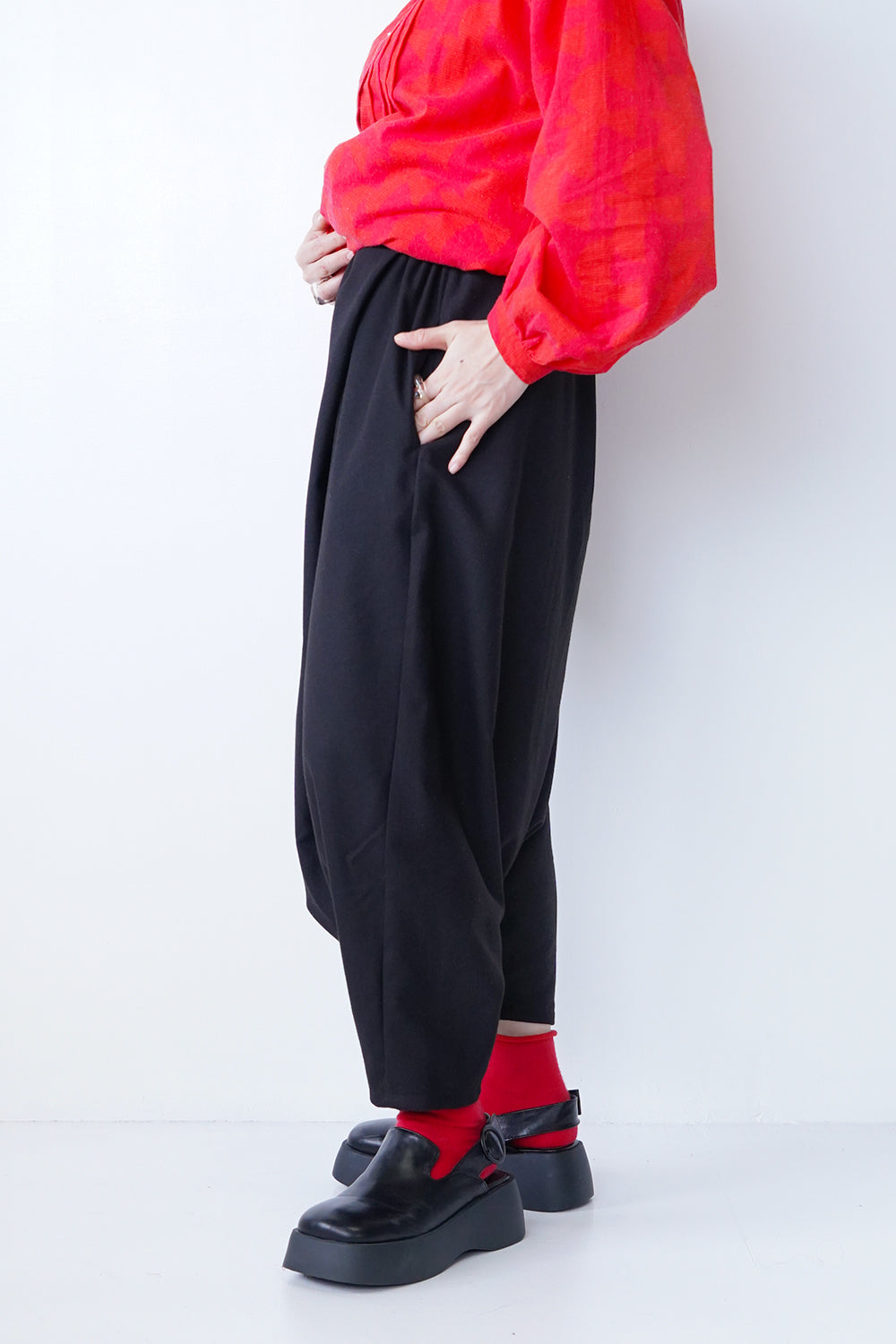 LILA n' citta】ビッグタックサルエルパンツ – LILA & CITTA ONLINE SHOP