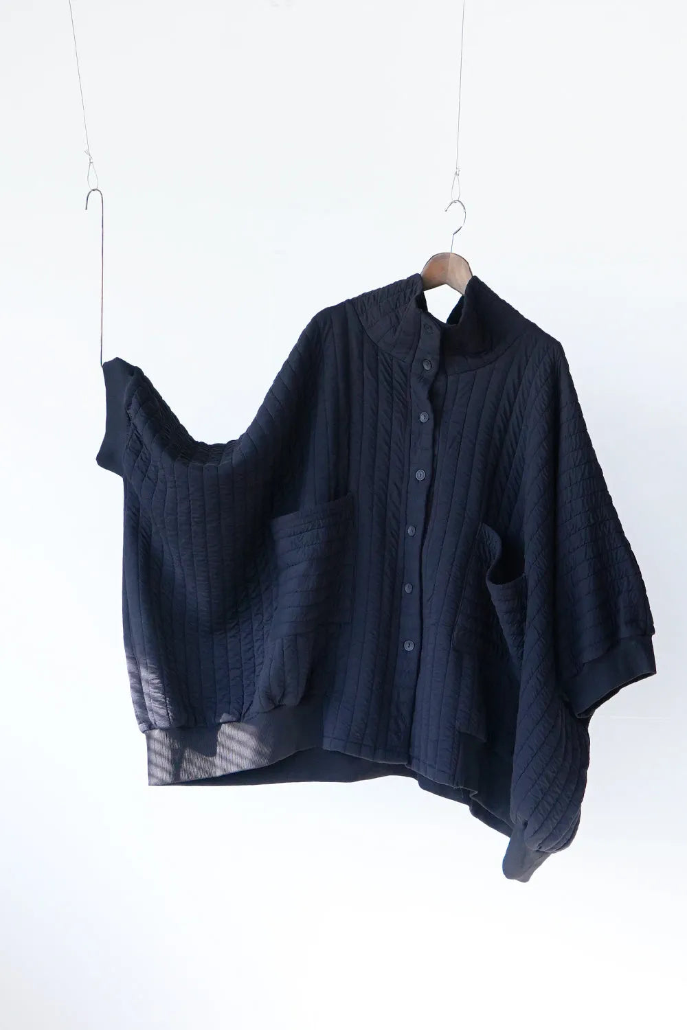 ハイネックドルマンビッグコート