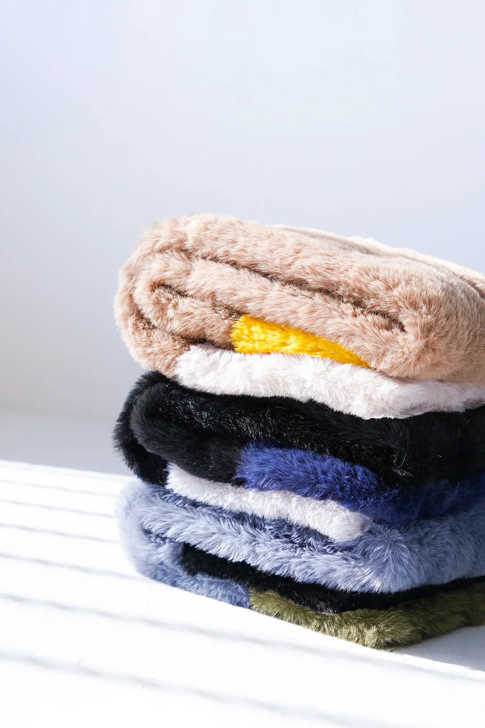 3配色ティペット