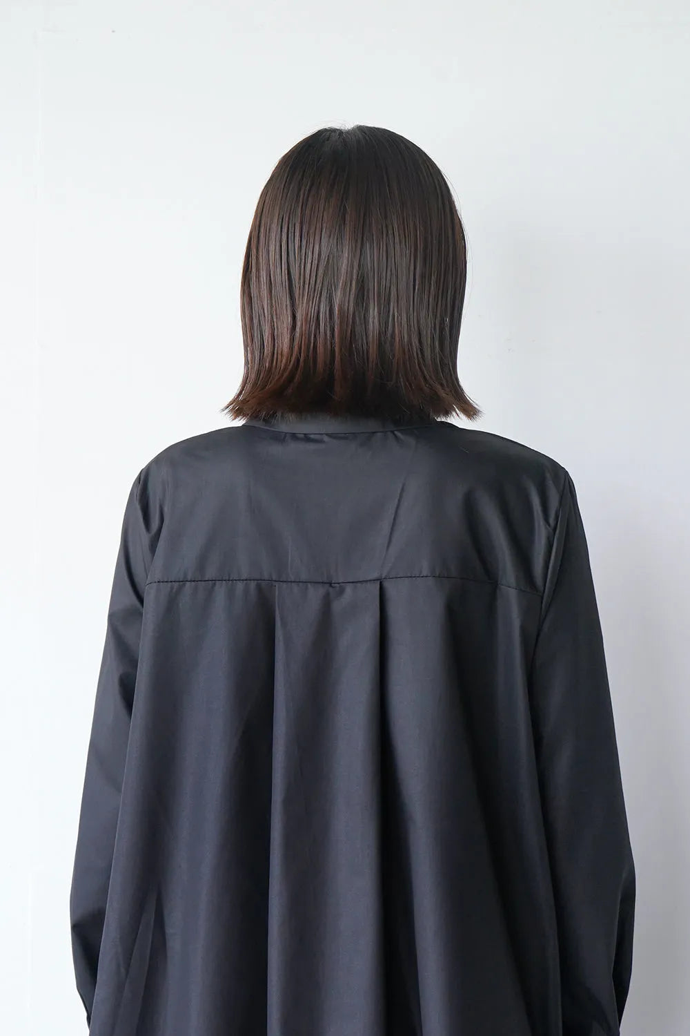 レイヤードデザインシャツワンピース