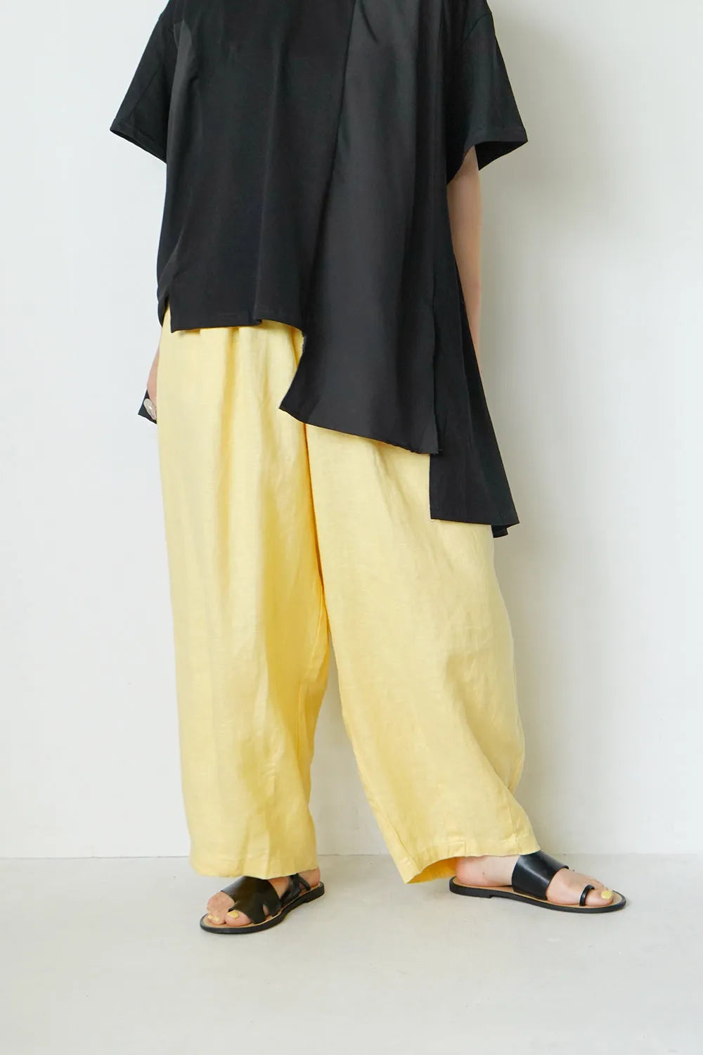 2タックワイドリネンパンツ