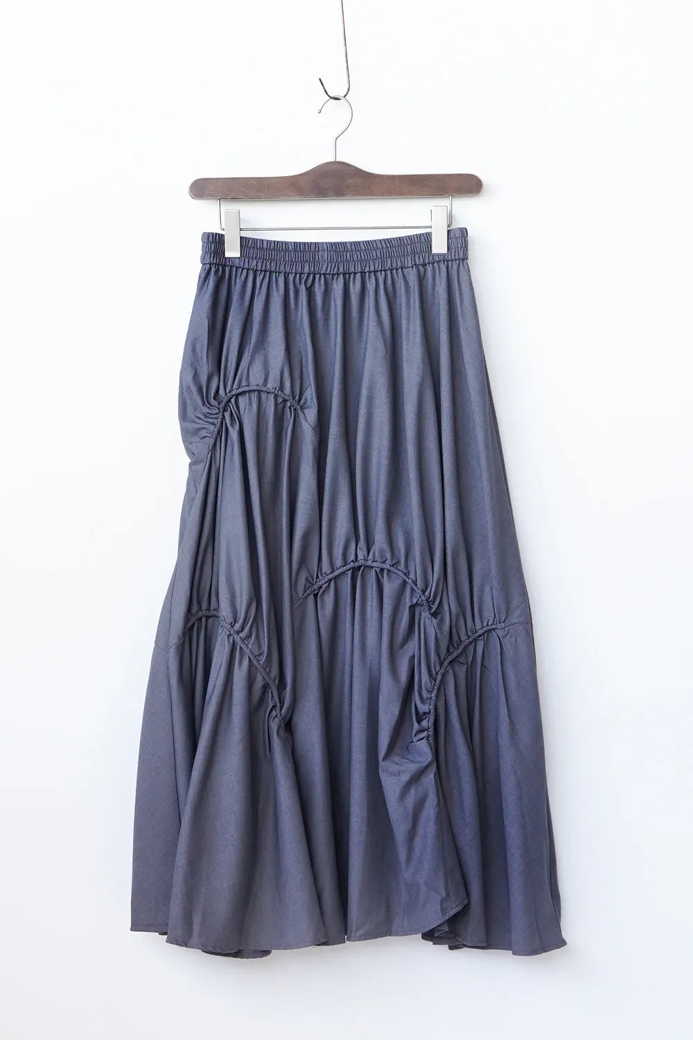 アンバランスドロストデザインロングスカート