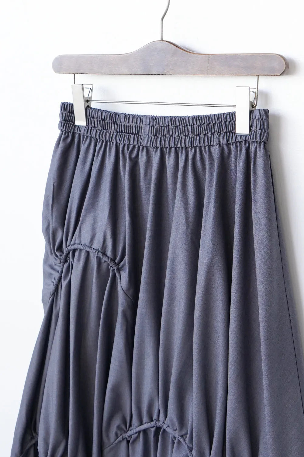 アンバランスドロストデザインロングスカート