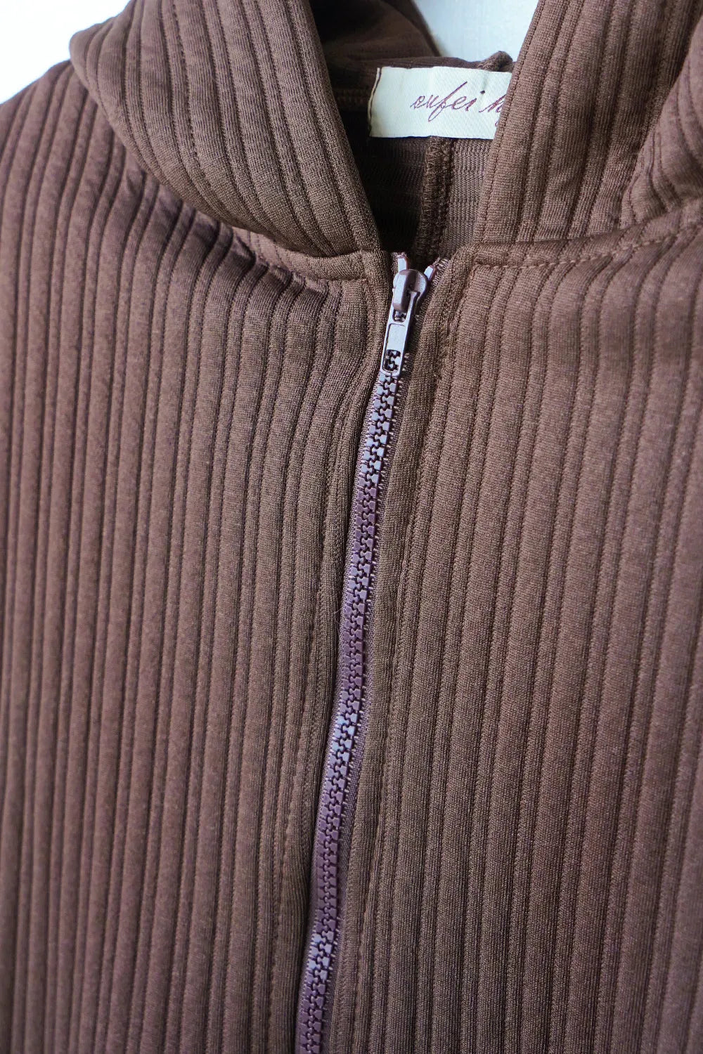 ジップデザインドルマンパーカ