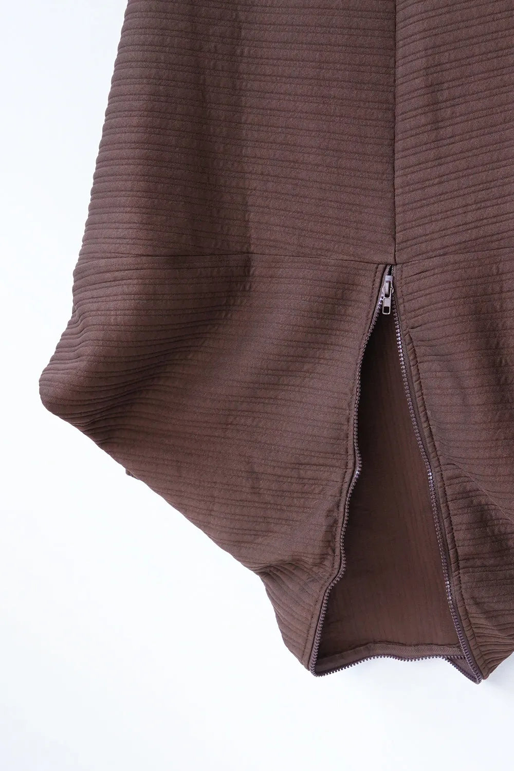 ジップデザインドルマンパーカ