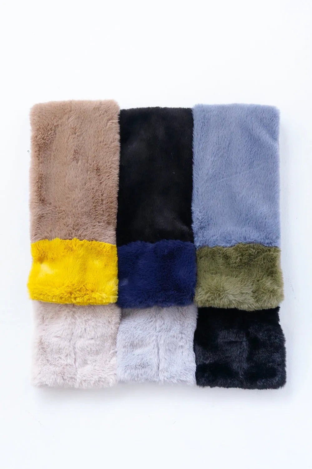 3配色ティペット