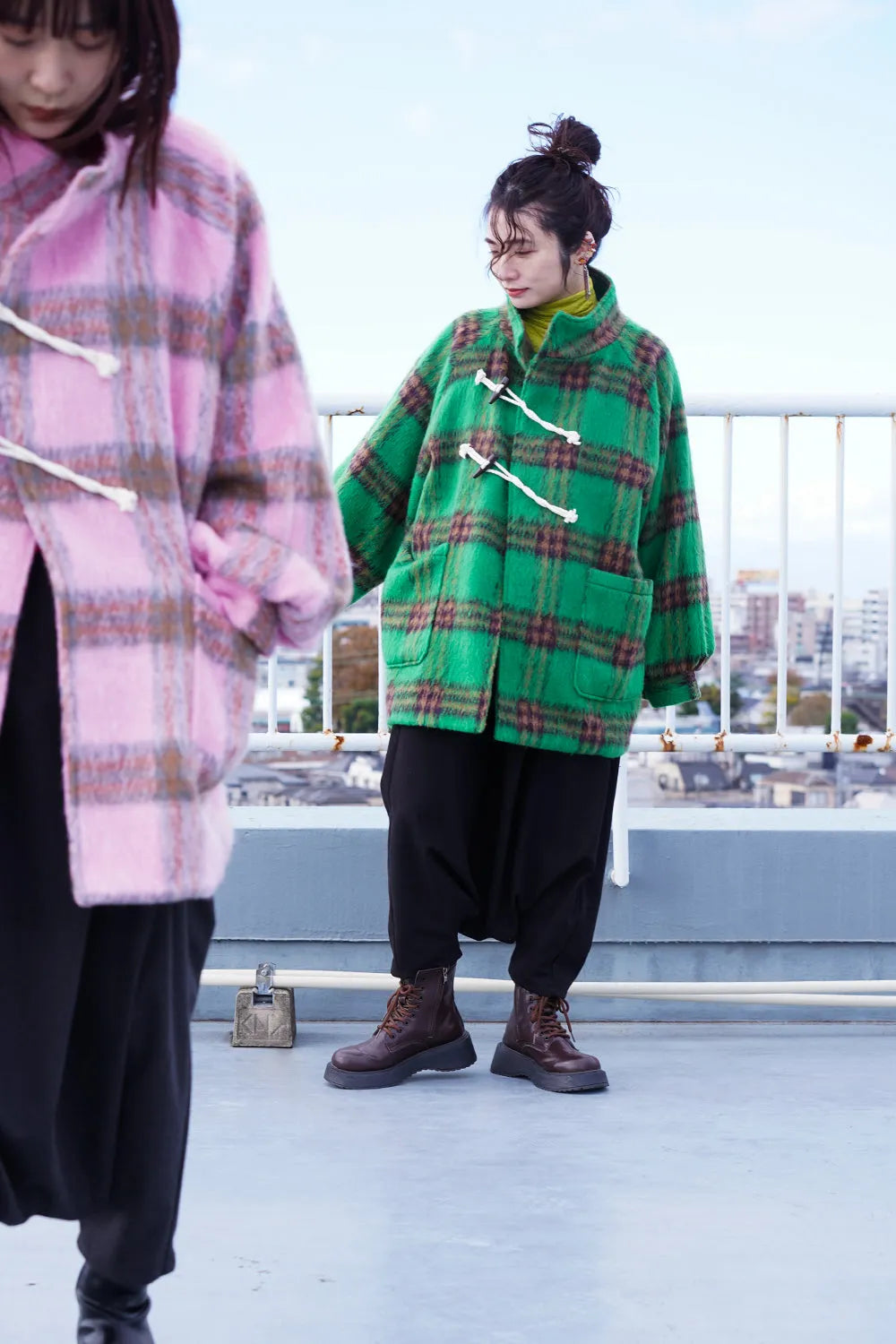 【LILA n' citta】ビッグタックサルエルパンツ