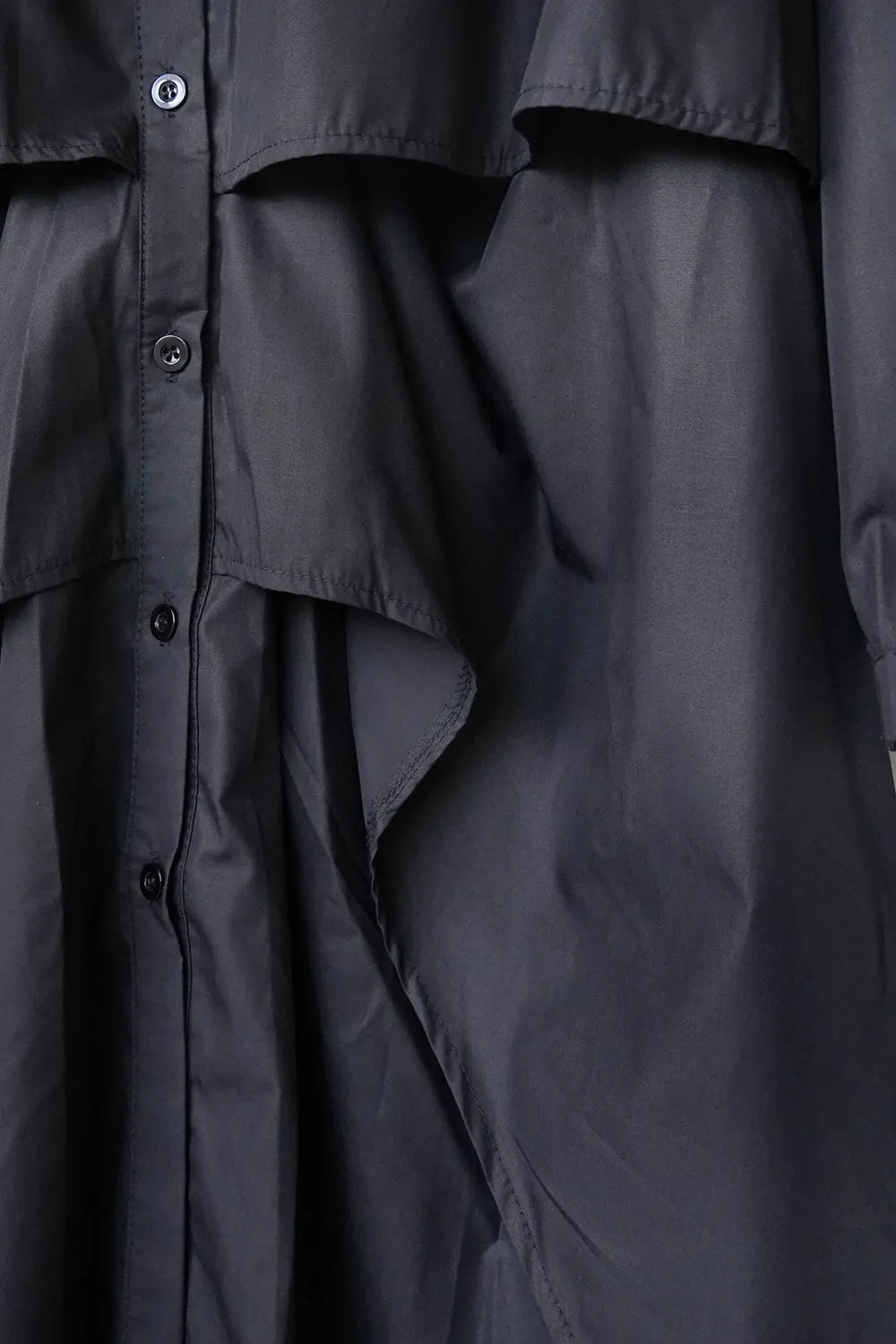 レイヤードデザインシャツワンピース