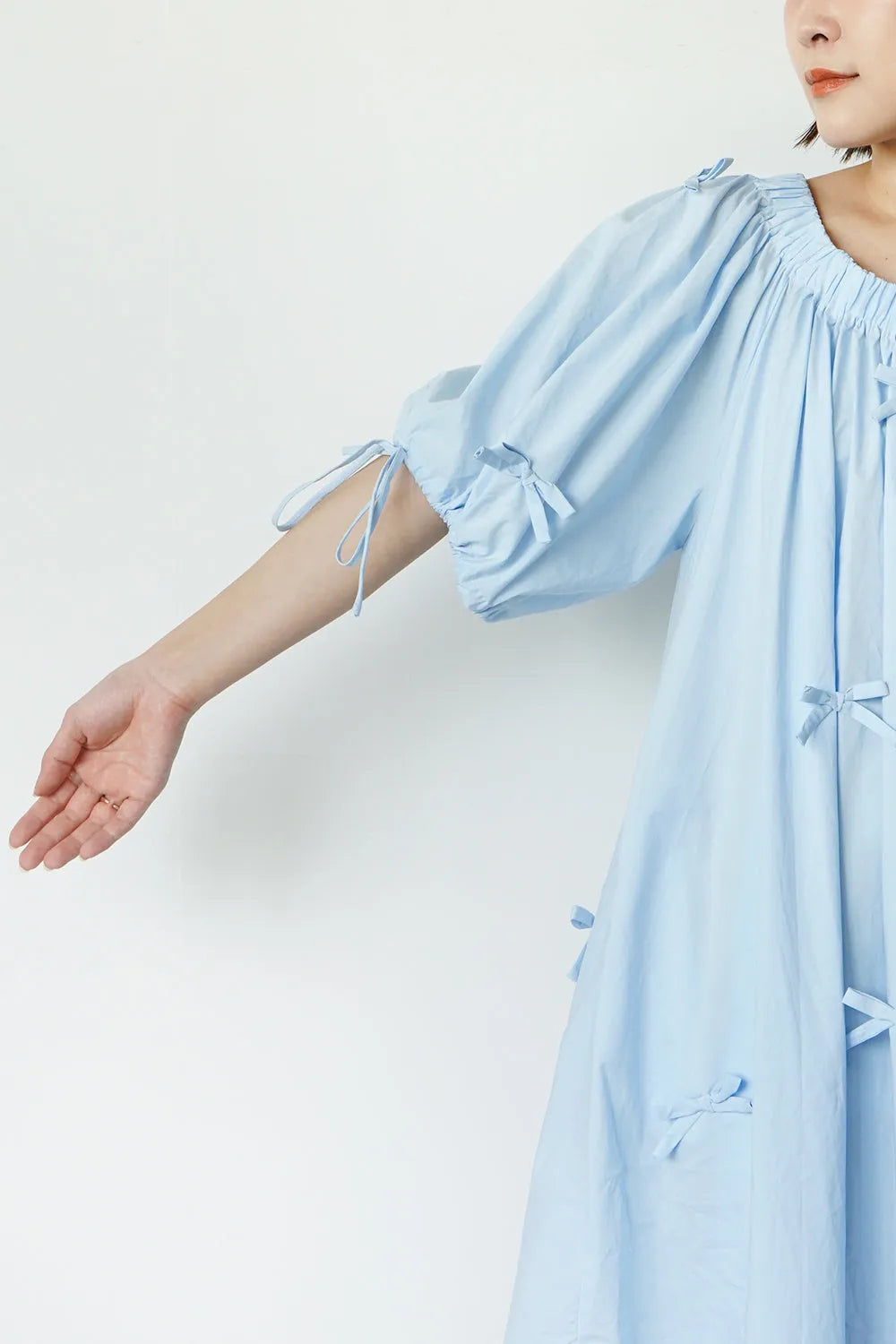 ランダムりぼん ギャザーチュニックワンピース