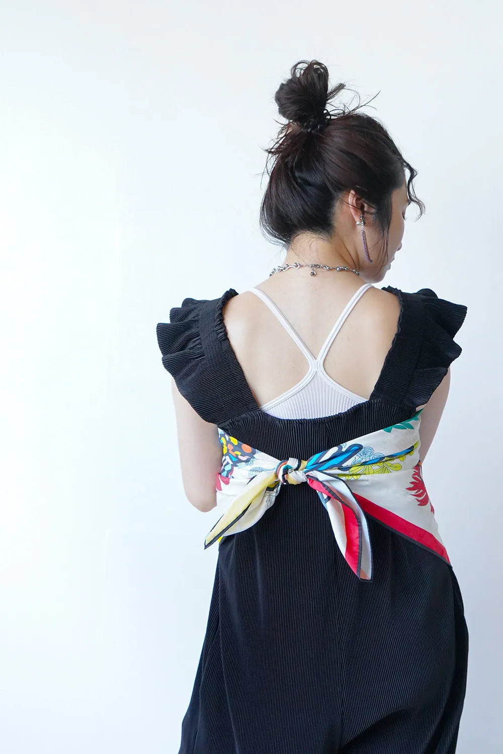 リバーシブル大判スカーフ