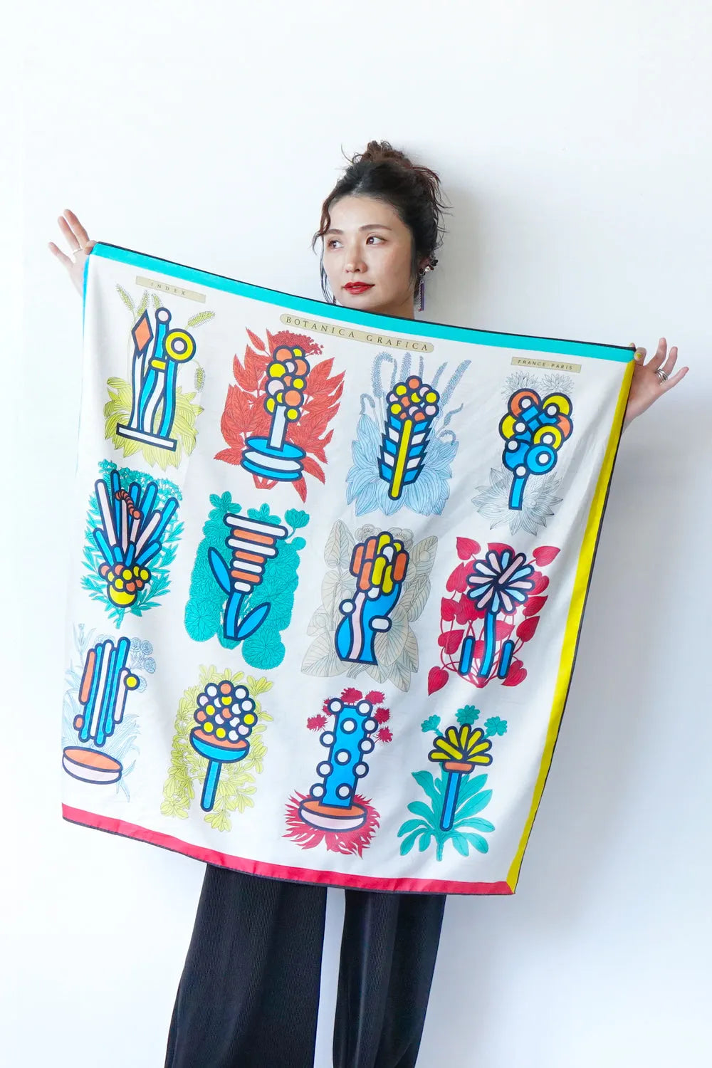 リバーシブル大判スカーフ