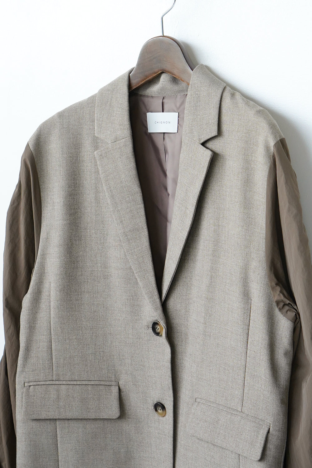 CHIGNON】袖MA-1ドッキングジャケット – LILA & CITTA ONLINE SHOP