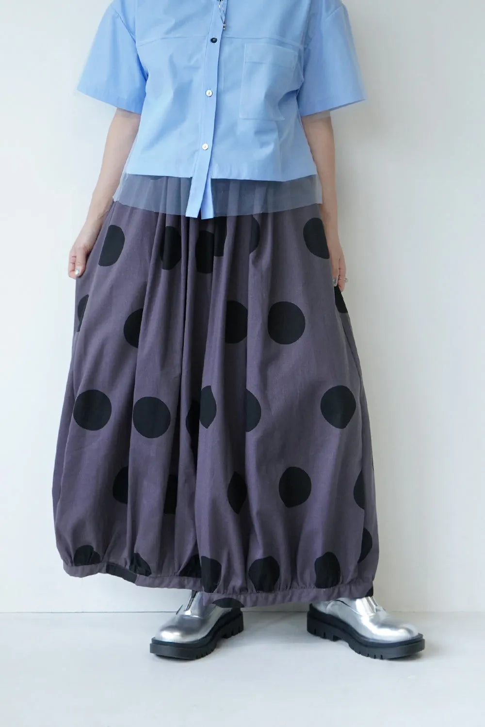 ビッグドットボリュームバルーンパンツ