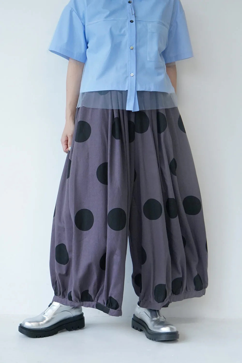 ビッグドットボリュームバルーンパンツ