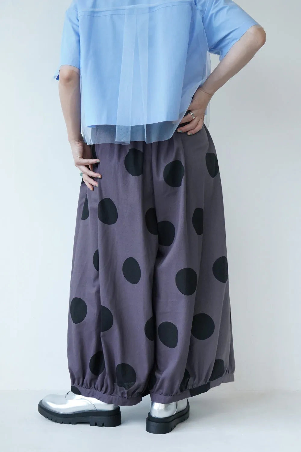 ビッグドットボリュームバルーンパンツ