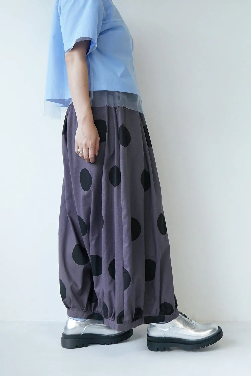 ビッグドットボリュームバルーンパンツ