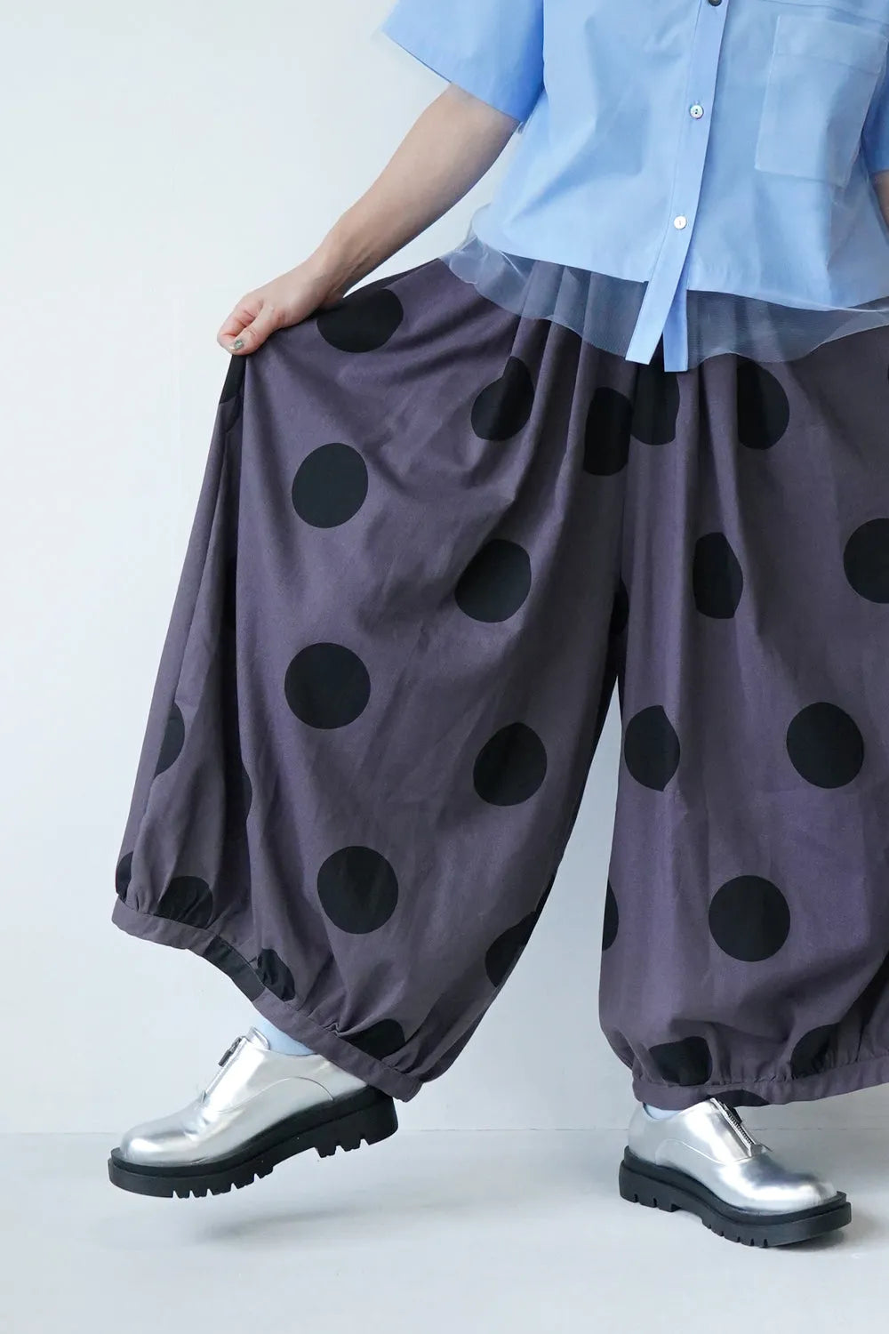 ビッグドットボリュームバルーンパンツ