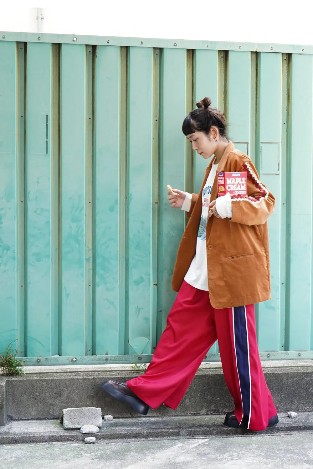 【LILA n’ citta】リックラックコーデュロイジャケット