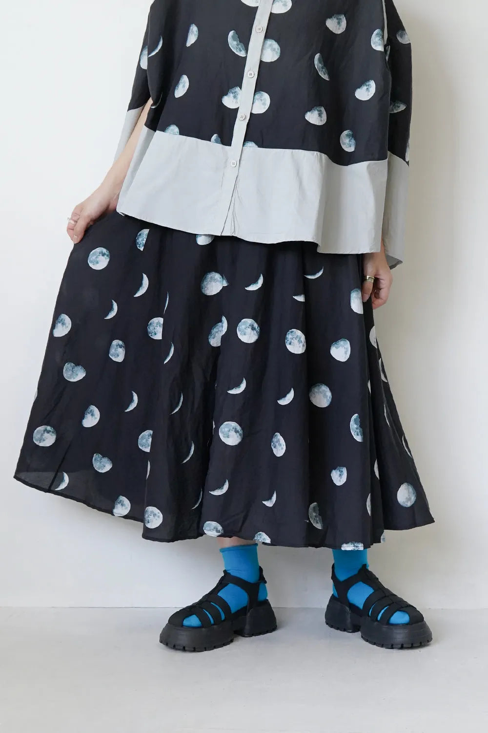 ギャザーフレアスカート