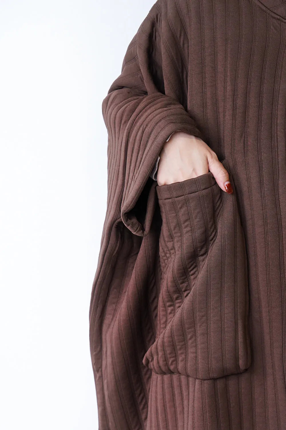 バイカラービッグポケットビッグコート