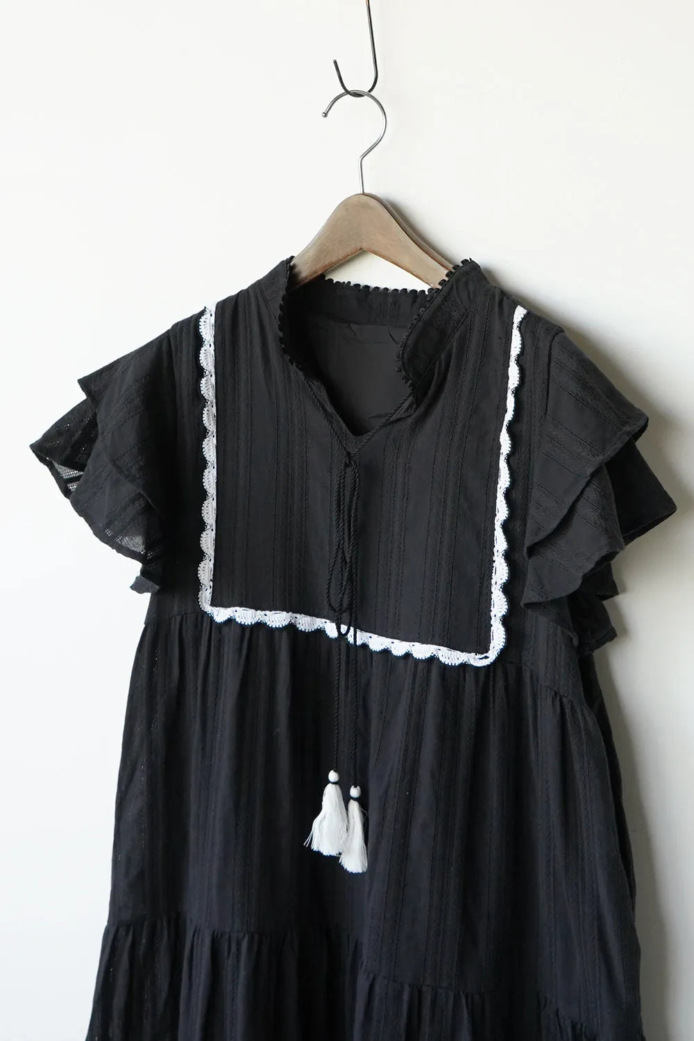 タッセルティアードワンピース