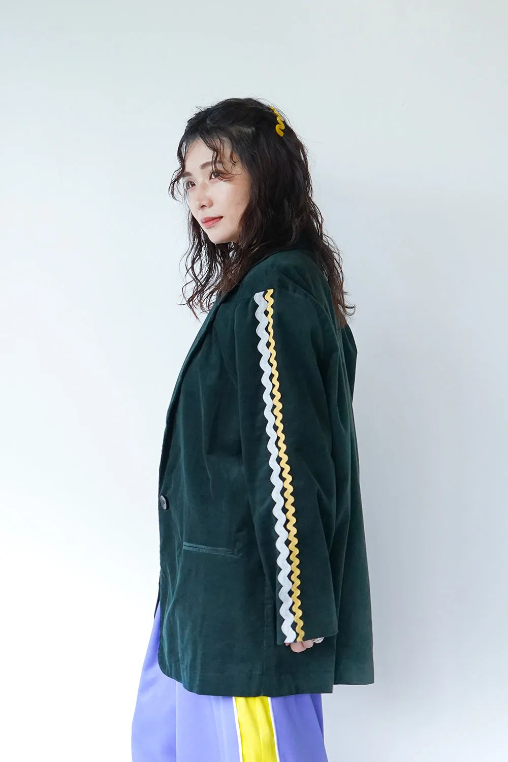 【LILA n’ citta】リックラックコーデュロイジャケット