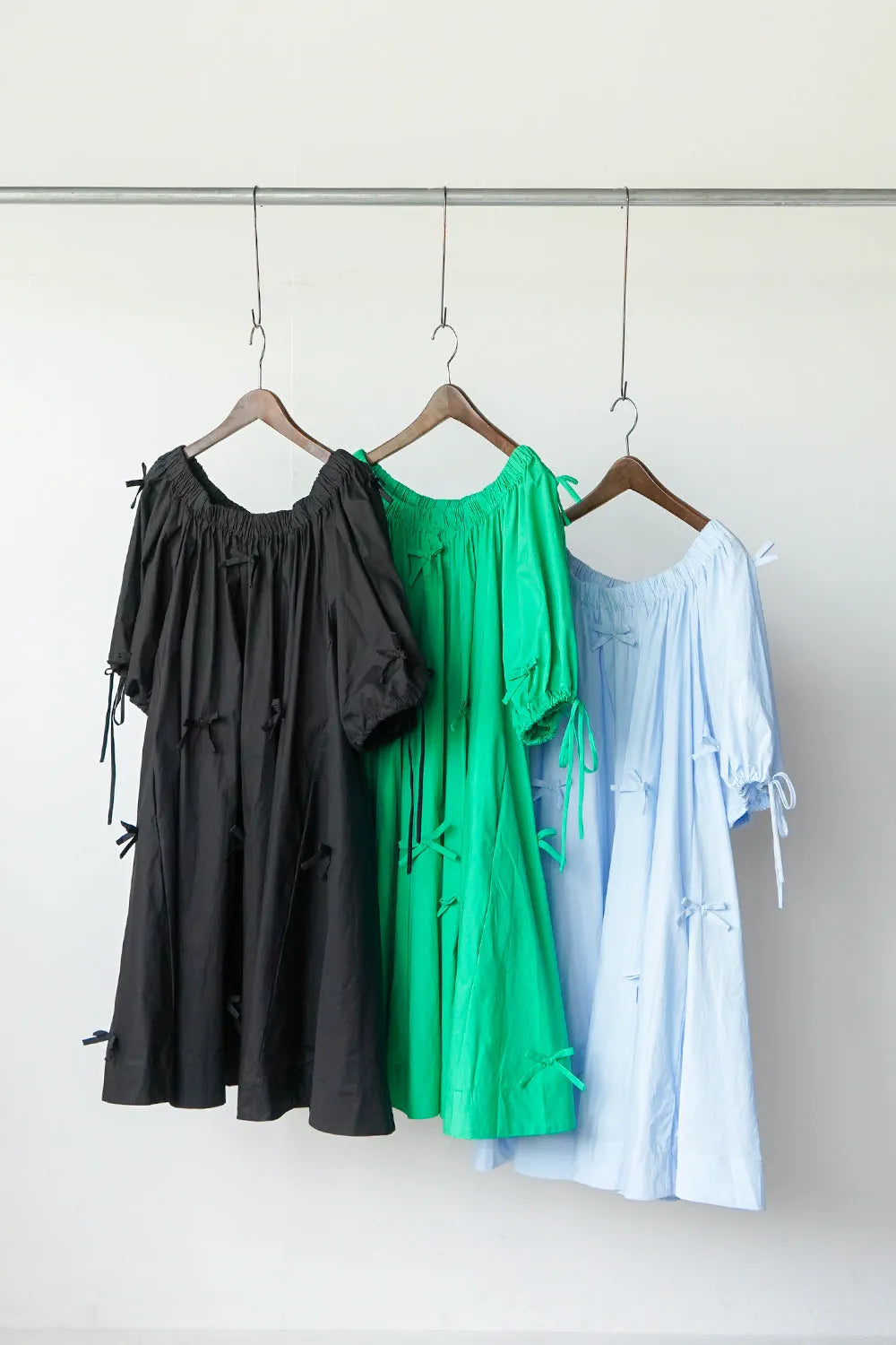 ランダムりぼん ギャザーチュニックワンピース