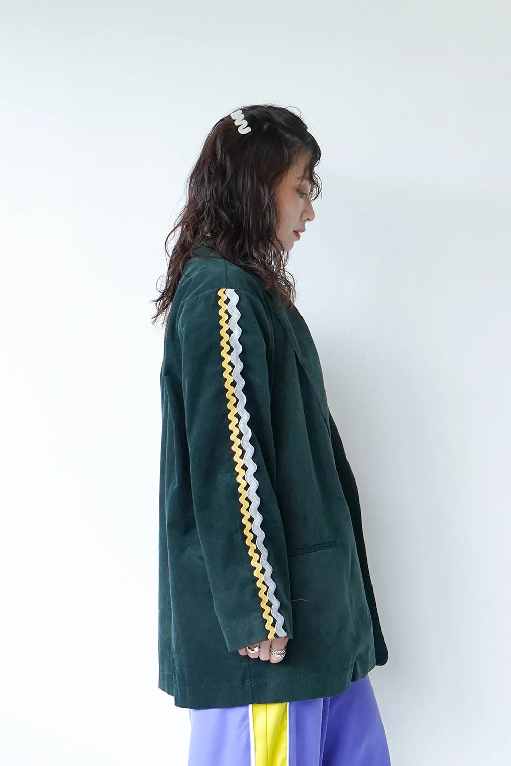 【LILA n’ citta】リックラックコーデュロイジャケット