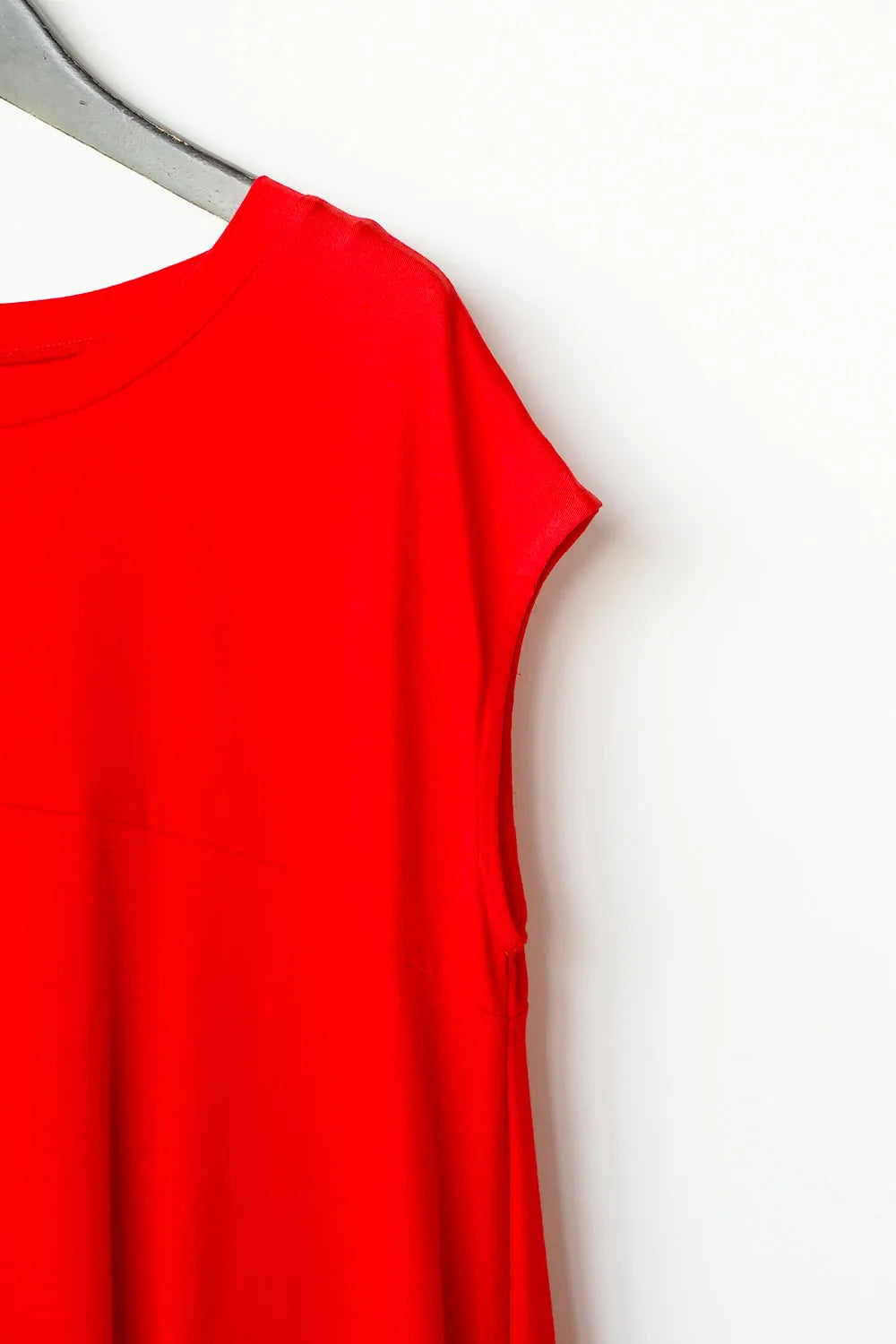 ヨーク切替バルーンロングワンピース