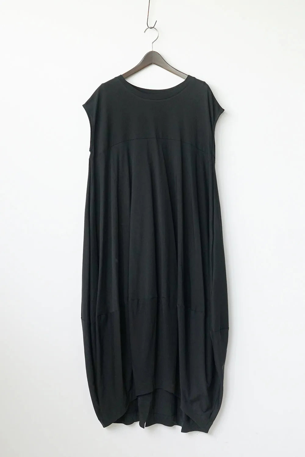 ヨーク切替バルーンロングワンピース