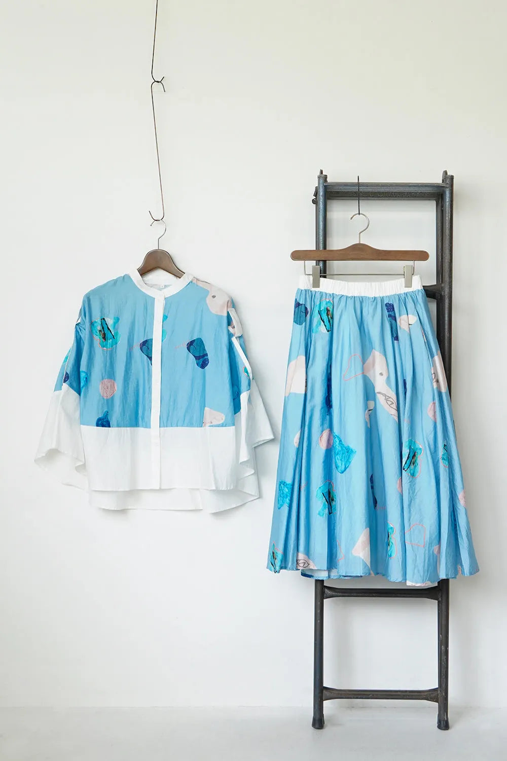 ギャザーフレアスカート