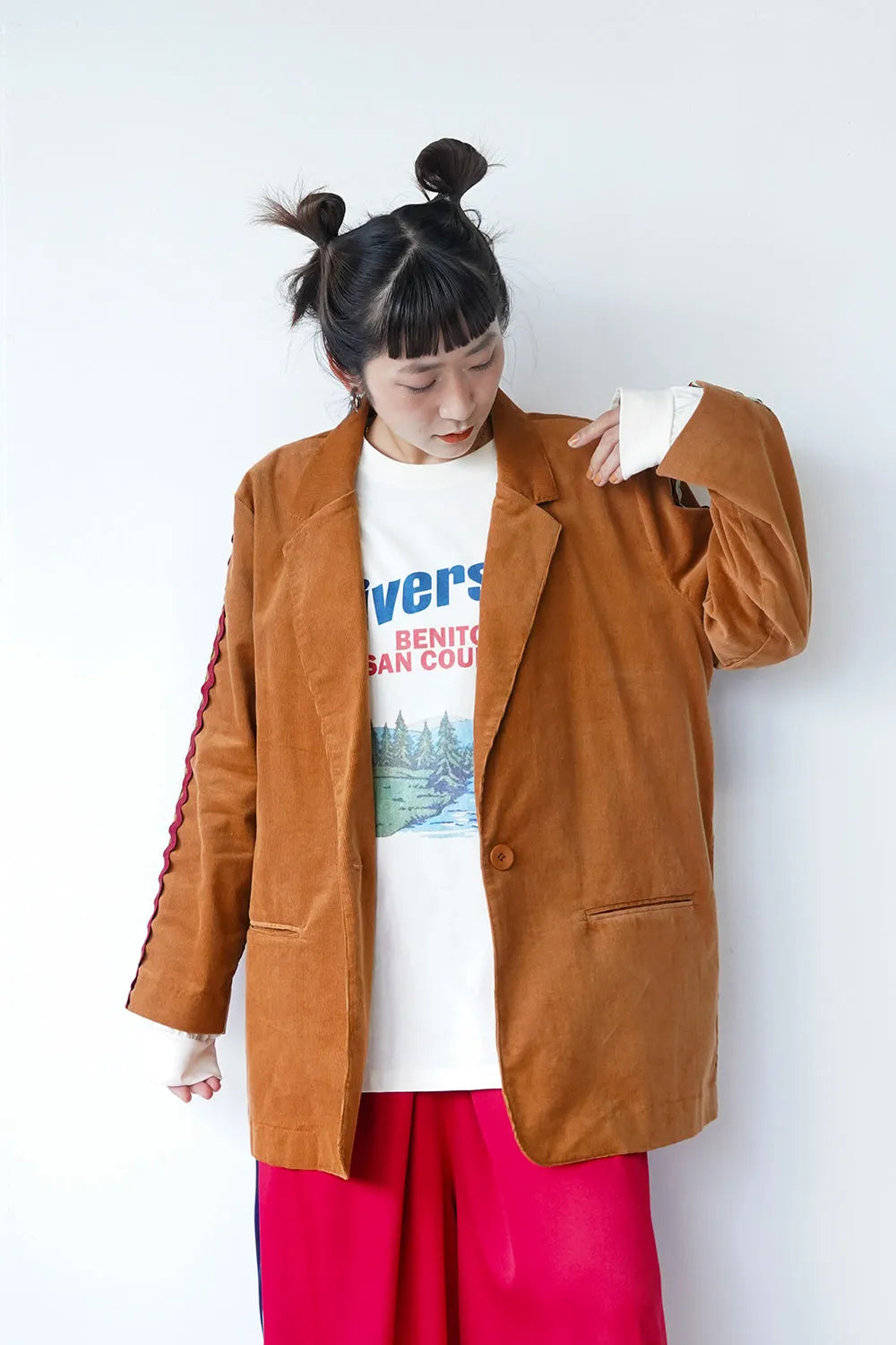 【LILA n’ citta】リックラックコーデュロイジャケット