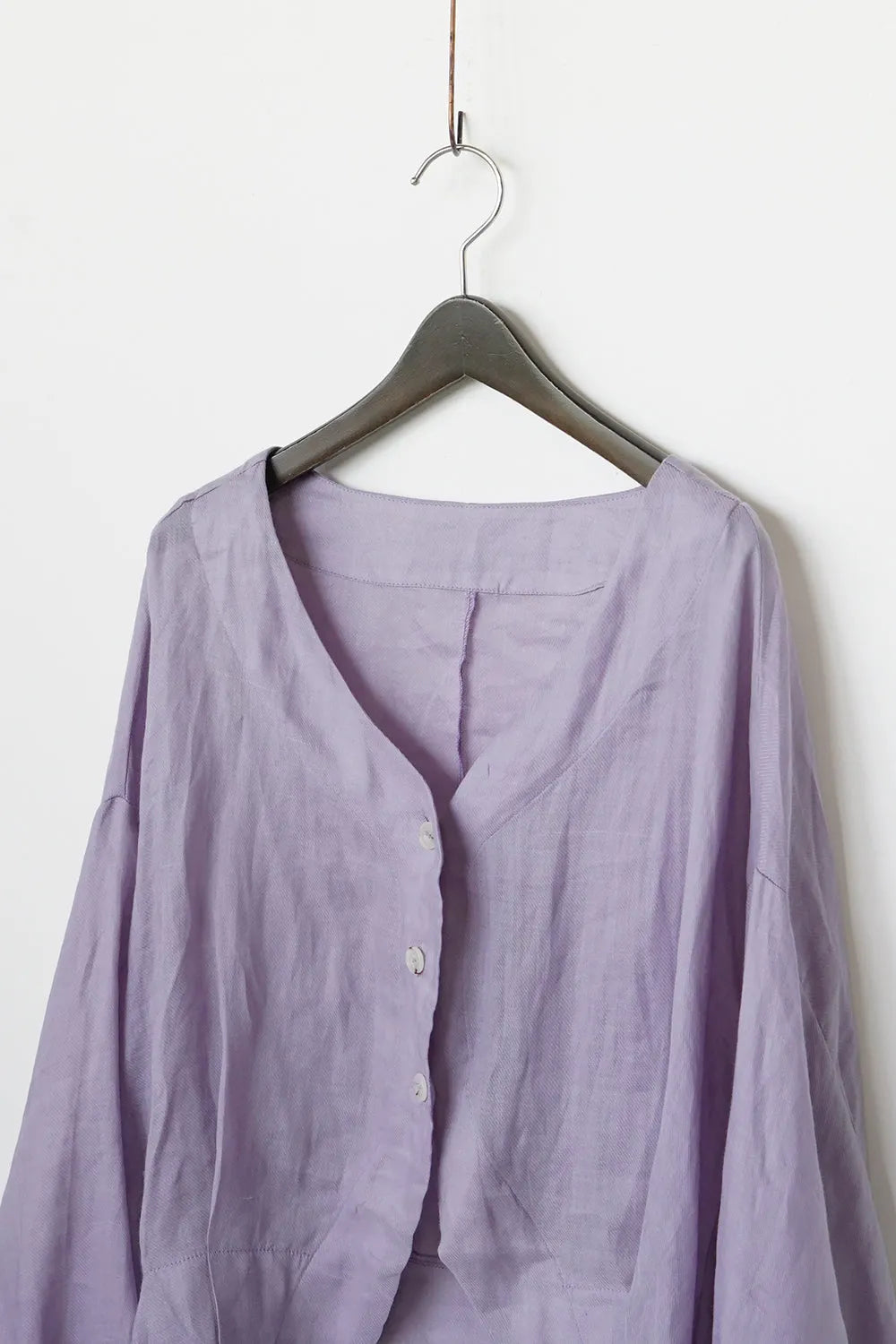 ドルマンリネンショートカーデ