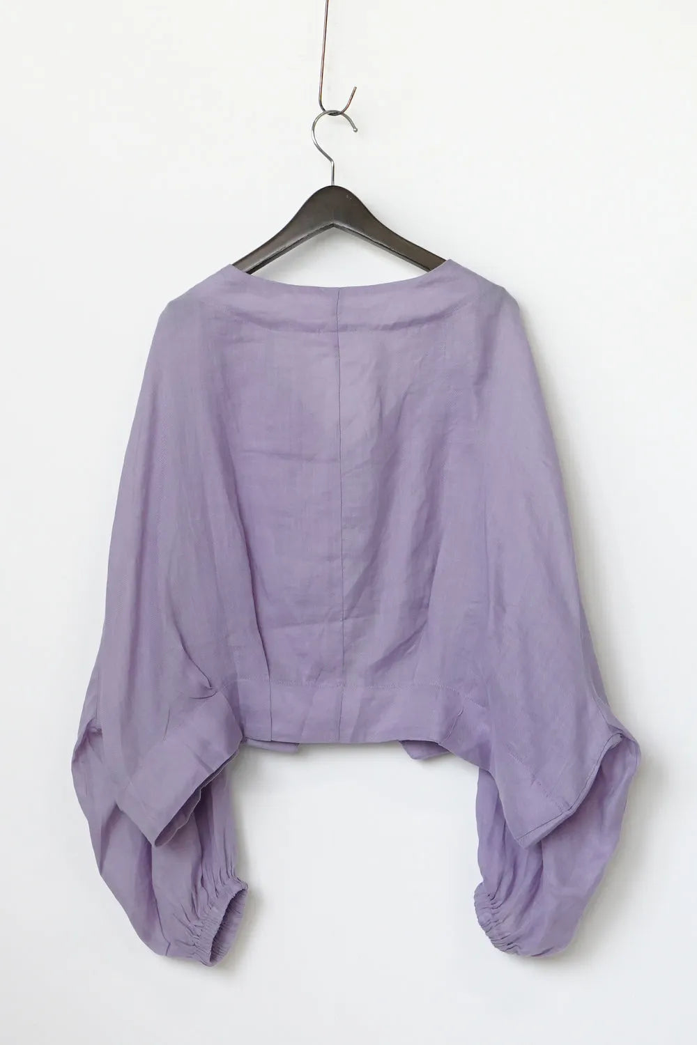 ドルマンリネンショートカーデ