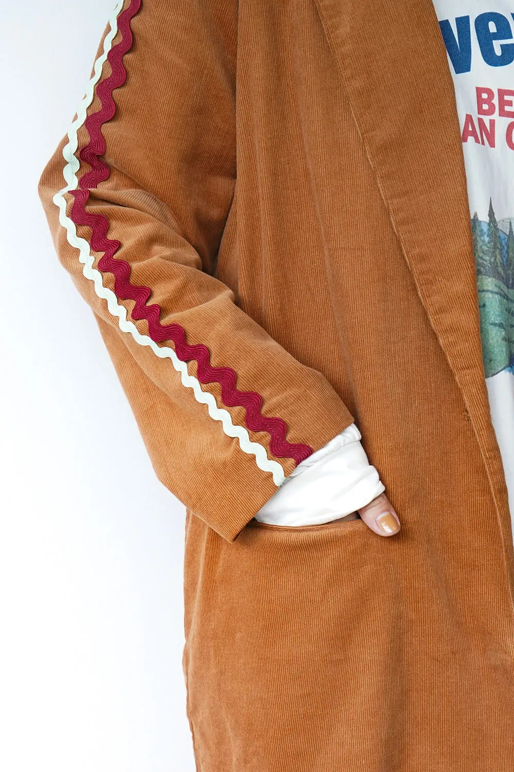 【LILA n’ citta】リックラックコーデュロイジャケット