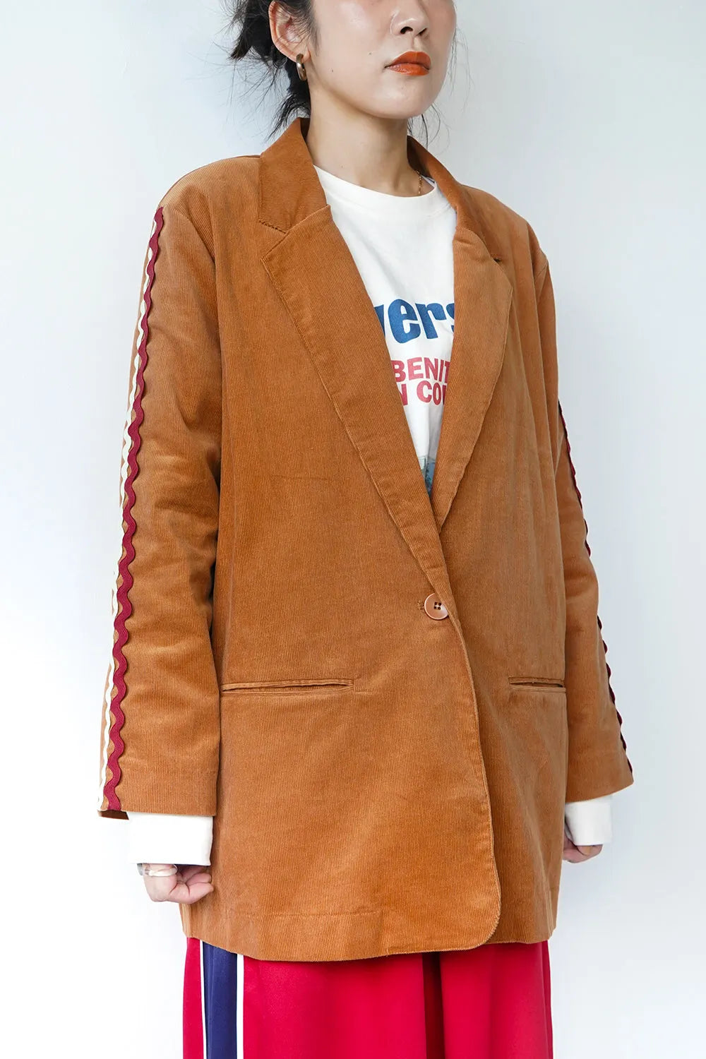 【LILA n’ citta】リックラックコーデュロイジャケット