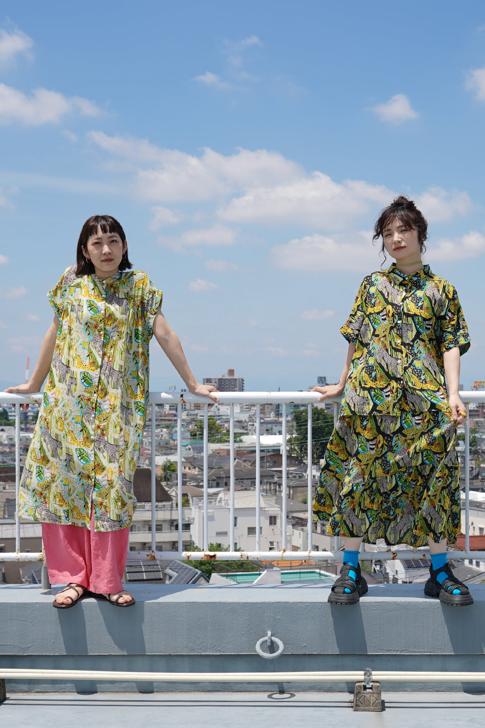 fu-dueka::】サファリプリントワイドシャツ – LILA & CITTA