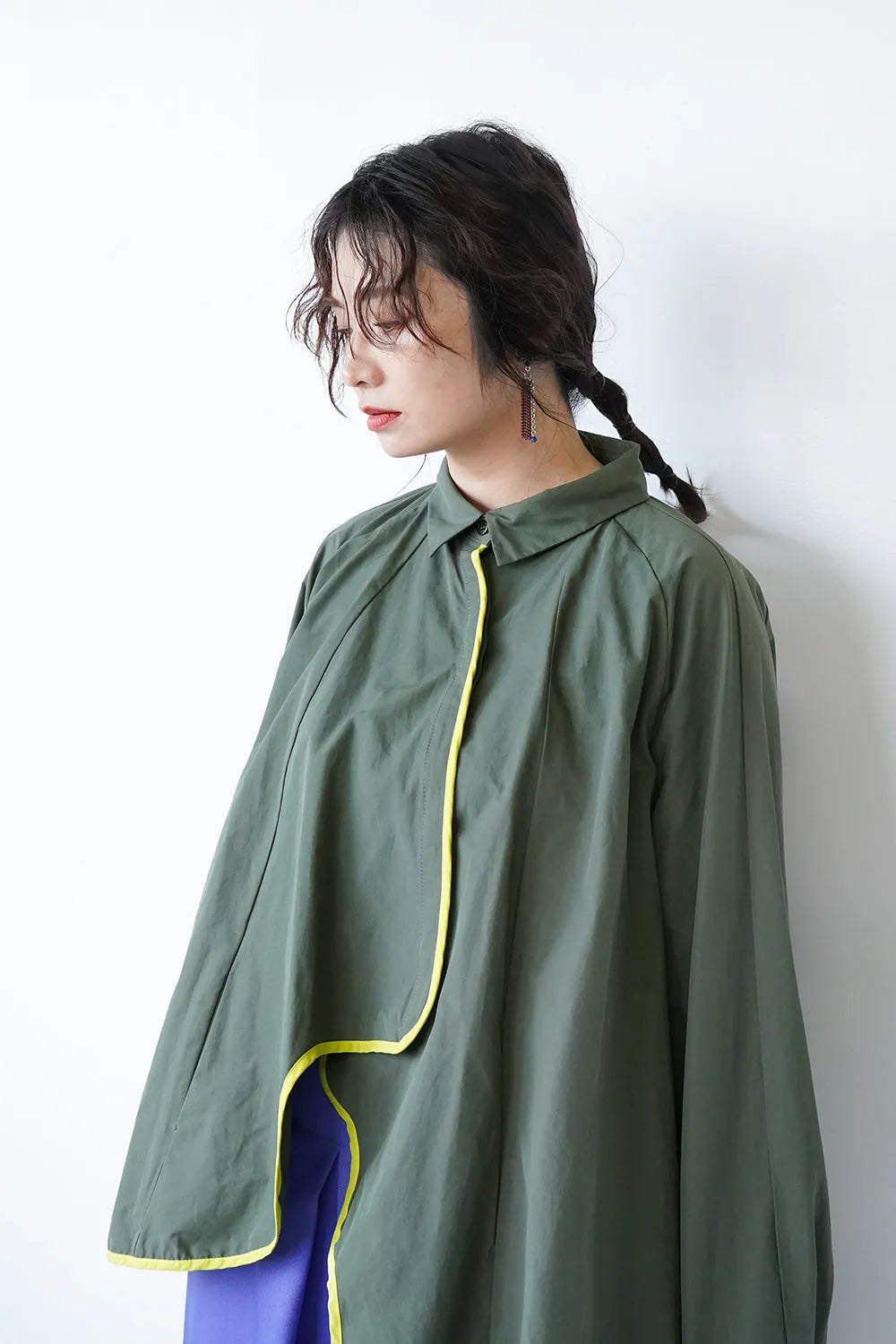 【LILA n’ citta】パイピングシャツジャケット