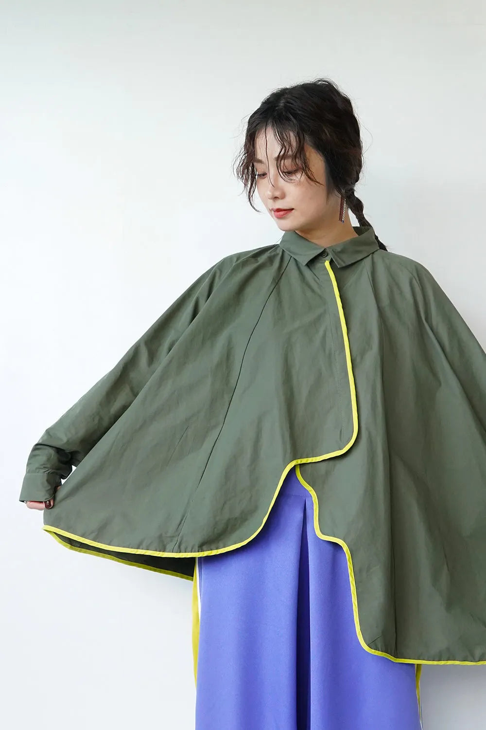 【LILA n’ citta】パイピングシャツジャケット