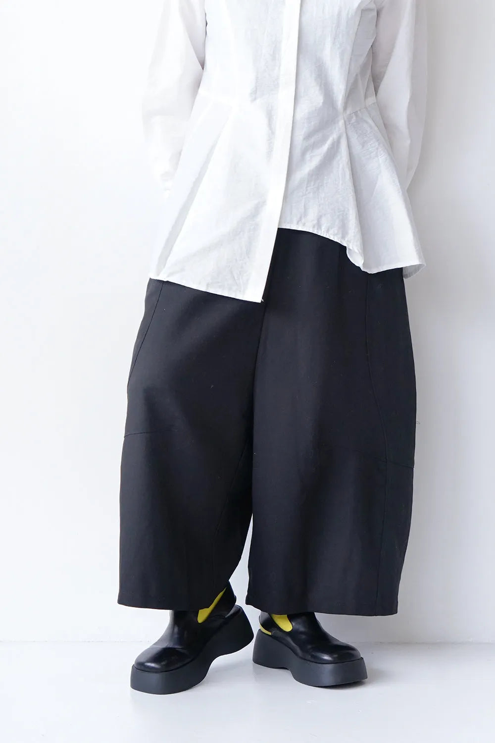 カーブ切替ワイドサルエルパンツ