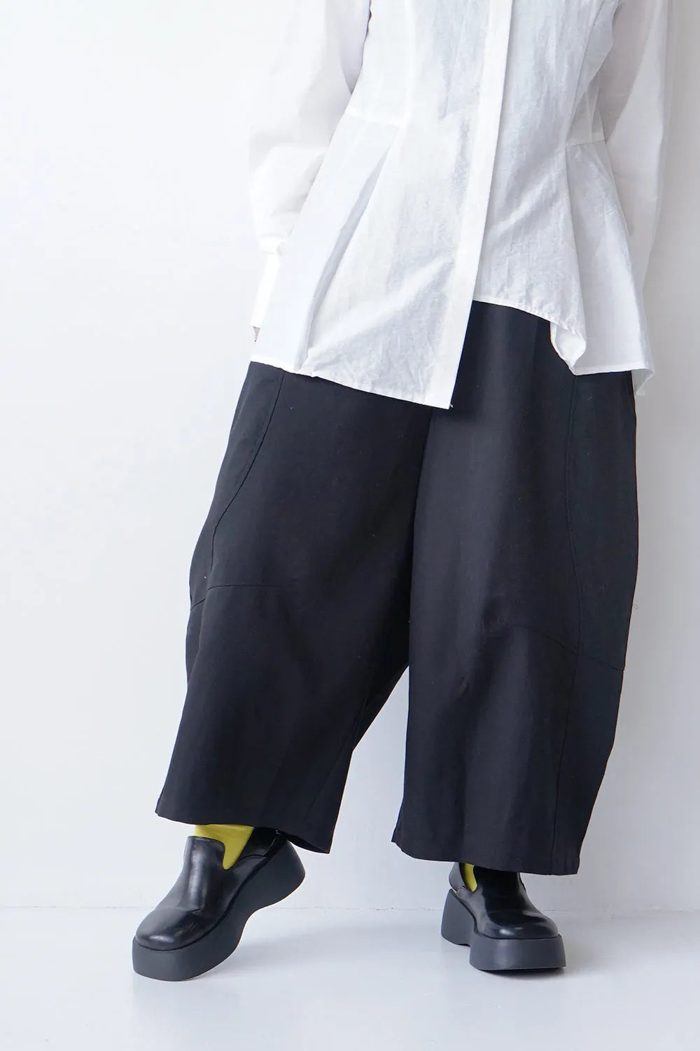 カーブ切替ワイドサルエルパンツ