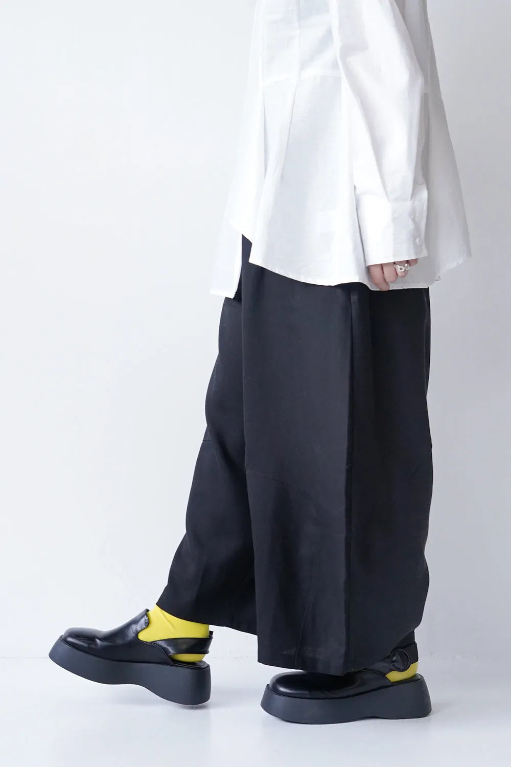 カーブ切替ワイドサルエルパンツ