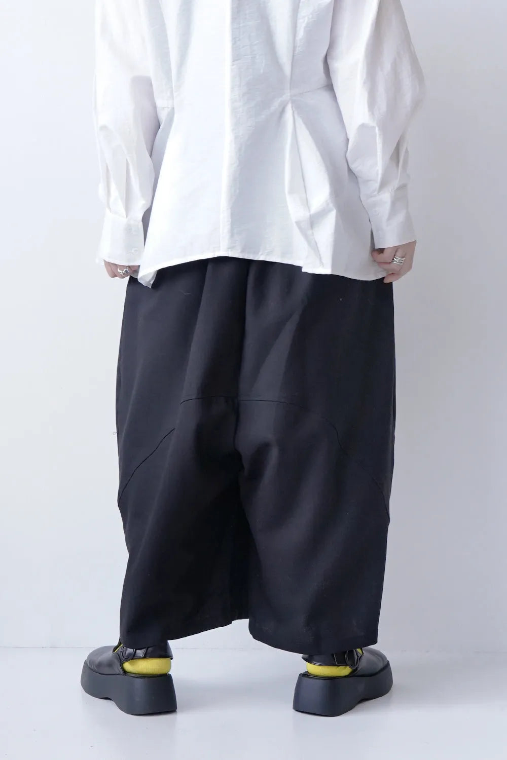 カーブ切替ワイドサルエルパンツ