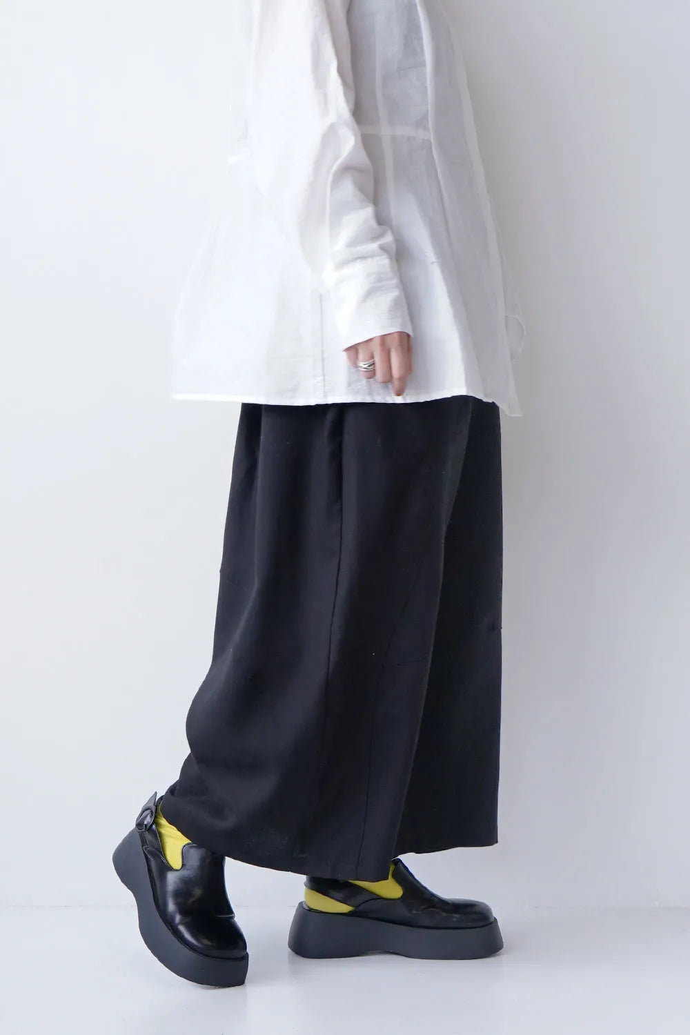 カーブ切替ワイドサルエルパンツ